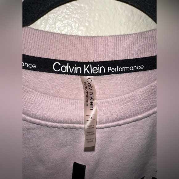 Calvin Klein Performance Dusty Pink Sweatshirt Like New Size M - Picture 2 of 4